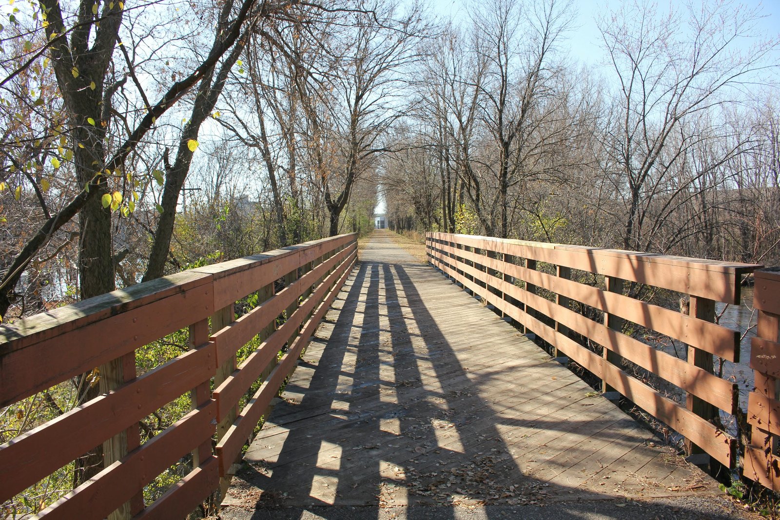 Looking south